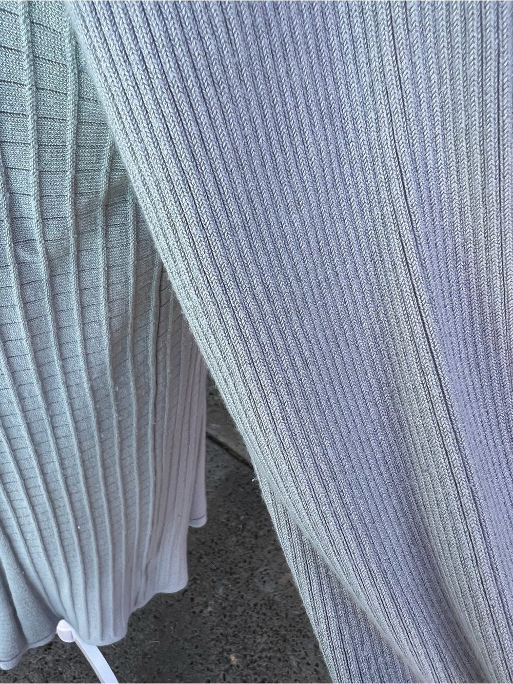 NorthStyle Light Gray Ribbed Open Cardigan - Picture 5 of 5